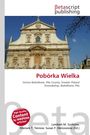 "Pobórka Wielka" und Beschreibung der Region, Verlagslogo "Betascript publishing", barocke Kirchenfassade unter blauem Himmel.