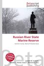 "Russian River State Marine Reserve", "Sonoma County, Marine Protected Areas". Statue im Schneegestöber, kahler Baum.