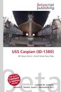 „USS Caspian (ID-1380)“, „4th Naval District, United States Navy Ships“. Foto eines Schiffs im Trockendock von unten.