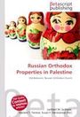 Oben "Betascript publishing", darunter mehrere Matrjoschkas, Titel: "Russian Orthodox Properties in Palestine".