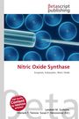"Nitric Oxide Synthase: Enzymes, Eukaryotic, Nitric Oxide" in roter Schrift. Hintergrund: blaue Zellen und Pipetten.