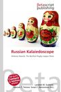 Der Text beschreibt den Titel "Russian Kalaiedoscope" und erwähnt "Antenna Awards" sowie "The Barefoot Rugby League Show". Matroschka-Puppen in einer Reihe.