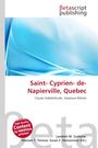 Text: "Saint-Cyprien-de-Napierville, Quebec" von Autoren und Herausgebern. Hintergrund abstrakt blau. Logo: Betascript.