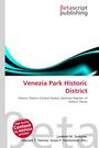 "Venezia Park Historic District" in Rot. Text darunter beschreibt es als historischen Bezirk in den USA. Oben ein Verlagslogo.