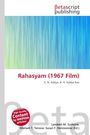 "Rahasym (1967 Film)" in rot. Verleger "Betascript". Oben ein Verlauf von Grün zu Blau. Autoren unten aufgelistet.