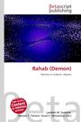 „Rahab (Demon), Demons in Judaism, Abyzou“. Grafik mit blauen, glitzernden Strukturen auf dunklem Hintergrund.