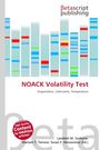 Text: "NOACK Volatility Test. Evaporation, Lubricants, Temperature." Grafische Balken mit farbigen Linien.