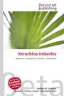 "Xerochloa Imberbis", darunter "Monocots, Angiosperms, Plantae, Commelinids". Grünes Pflanzenblatt im Hintergrund.