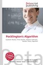 „Pocklington's Algorithm“, Begriffe zu Mathematik. Oben Logo „Betascript publishing“, rechts lächelnder Mann.