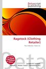 „Ragstock (Clothing Retailer)“, Flux Collection, Fossil, Inc. Logo „betascript publishing“. Farbige Abstraktion mit Wellen.
