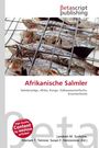 Afrikanische Salmler, Salmlerartige, Afrika, Kongo. Foto von gegrillten Fischen auf einem Rost. Logo: Betascript Publishing.