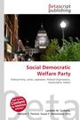 "Social Democratic Welfare Party" Buchcover mit einem nächtlich beleuchteten Regierungsgebäude im Hintergrund.