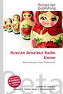 Text: "Russian Amateur Radio Union" und "World Radiosport Team Championship". Illustration von Matroschka-Puppen.