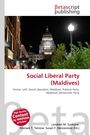 Betascript Publishing. "Social Liberal Party (Maldives)" steht in roter Schrift. Im Hintergrund ein beleuchtetes Gebäude.