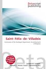 Text: „Saint-Félix-de-Villadeix“, „Communes of the Dordogne Department...“. Oben das Logo von Betascript Publishing. Darunter abstrakte grüne Linien.