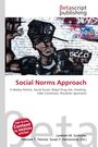 Oben: "betascript publishing". Titel: "Social Norms Approach". Graffiti eines nachdenklichen Mannes mit Kappe.