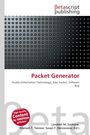 Betascript Publishing. "Packet Generator" in roter Schrift. Hintergrund: schwarz mit Punkten.