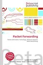 „Packet Forwarding“ und Namen der Autoren unten. Oben geometrische und farbige digitale Muster.