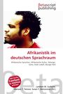 Afrikanistik im deutschen Sprachraum, Buch