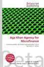 "Aga Khan Agency for Microfinance". Grünes, wabenförmiges Muster. Text oben für Verlag. Namen von Herausgebern unten.