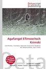 Text: Agafangel Efimowitsch Krimski, Schriftsteller, Orientalist. Logo oben. Strukturierte Oberfläche oben.