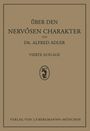 Alfred Adler: Über den Nervösen Charakter, Buch