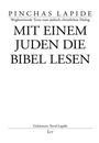 Pinchas Lapide: Mit einem Juden die Bibel lesen, Buch