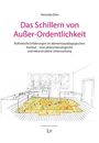 Cover eines Buches von Veronika Ehm mit dem Titel "Das Schillern von Außer-Ordentlichkeit". Illustration von einem Raum.