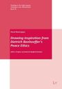 Roter Umschlag mit Text: "Drawing Inspiration from Dietrich Bonhoeffer's Peace Ethics", Autor: Pascal Bataringaya.