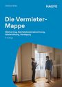 "Die Vermieter-Mappe. Mietvertrag, Betriebskostenabrechnung, Mieterhöhung, Kündigung, 6. Auflage." zeigt Personen in einem Raum.