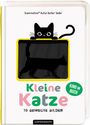 "Kleine Katze", "KINO IM BUCH", "10 BEWEGTE BILDER". Eine Katze schaut über einen Rahmen, darin eine animierte Katze.