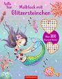 : Malblock mit Glitzersteinchen, Buch