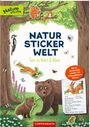 : Natur-Stickerwelt: Tiere in Wald und Wiese, Buch