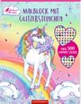 : Malblock mit Glitzersteinchen, Buch