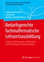 : Bedarfsgerechte fachmathematische Lehramtsausbildung, Buch
