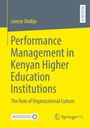 Lencer Ondijo: Performance Management in Kenyan Higher Education Institutions, Buch