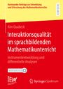 Kim Quabeck: Interaktionsqualität im sprachbildenden Mathematikunterricht, Buch