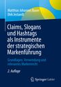 Matthias Johannes Bauer: Claims, Slogans und Hashtags als Instrumente der strategischen Markenführung, Buch