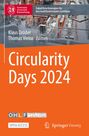 Titel: "Circularity Days 2024". Herausgeber: Klaus Dröder, Thomas Vietor. Oben: Logo der Uni Braunschweig. Untere Logos: OHLF, Springer.