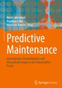 Text: Predictive Maintenance. Orange Hintergrund mit abstrakten Mustern in Blau und Rot, Springer Vieweg Logo unten.