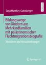 Tanja Manthey-Gutenberger: Bildungswege von Kindern aus Mehrkindfamilien mit palästinensischer Fluchtmigrationsbiografie, Buch