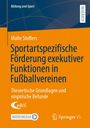 Malte Stoffers: Sportartspezifische Förderung exekutiver Funktionen in Fußballvereinen, Buch