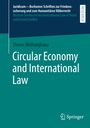 Titel: "Circular Economy and International Law" von Vivien Wefringhaus. Oben: "Juridicum—Bochumer Schriften". Unten: Logo von Springer.