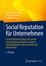 „Social Reputation für Unternehmen“ von Michael Neumann u.a., gelbes und blaues Design mit Springer Gabler Logo.