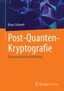"Post-Quanten-Kryptografie: Eine anschauliche Einführung" von Klaus Schmeh. Unregelmäßige, bunte geometrische Formen.