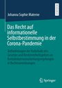 Johanna Sophie Materne: Das Recht auf informationelle Selbstbestimmung in der Corona-Pandemie, Buch