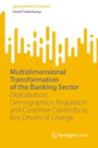 Cover mit Text: "SpringerBriefs in Finance", "Detlef Hellenkamp", "Multidimensional Transformation of the Banking Sector". Unten ist ein gelbes Muster und das Springer Gabler Logo.