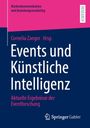 "Events und Künstliche Intelligenz" lautet der Titel eines Buchcovers. Es hat eine blaue und pinke Farbgestaltung.