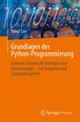 "Grundlagen der Python-Programmierung" von Yavuz Can. Orange-blaue abstrakte Grafik; Springer-Logo unten.
