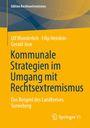 "Kommunale Strategien im Umgang mit Rechtsextremismus" von Ulf Wunderlich, Filip Heinlein, Gerald Jose. Gelbes Cover.